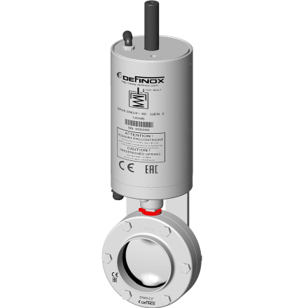 DPAX Gen2 automated butterfly valve