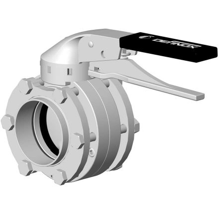 DPX Gen2 EBC manual butterfly valve between flanges