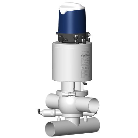 Shut-off valve DCX3 DE double sealing 2 indicators cross body with Sorio contro top